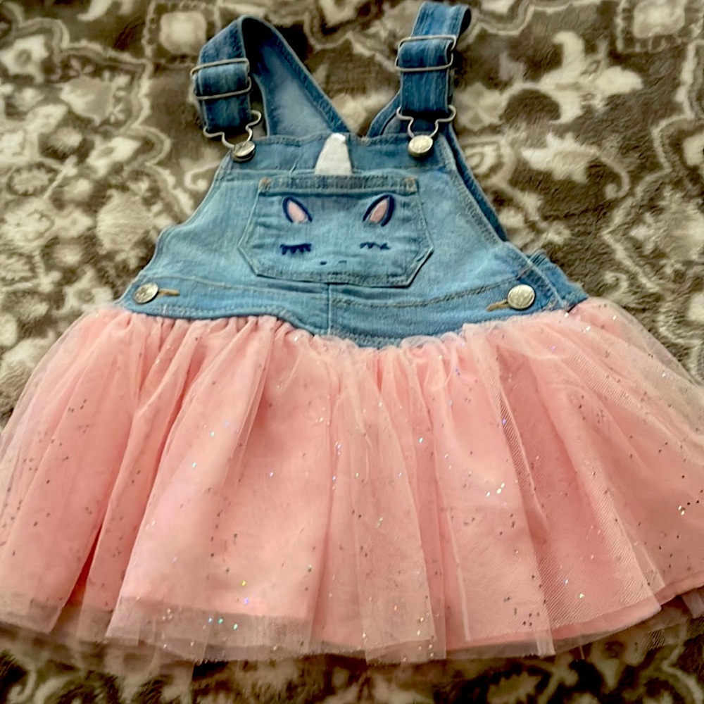 Jean and sheer bunny dress